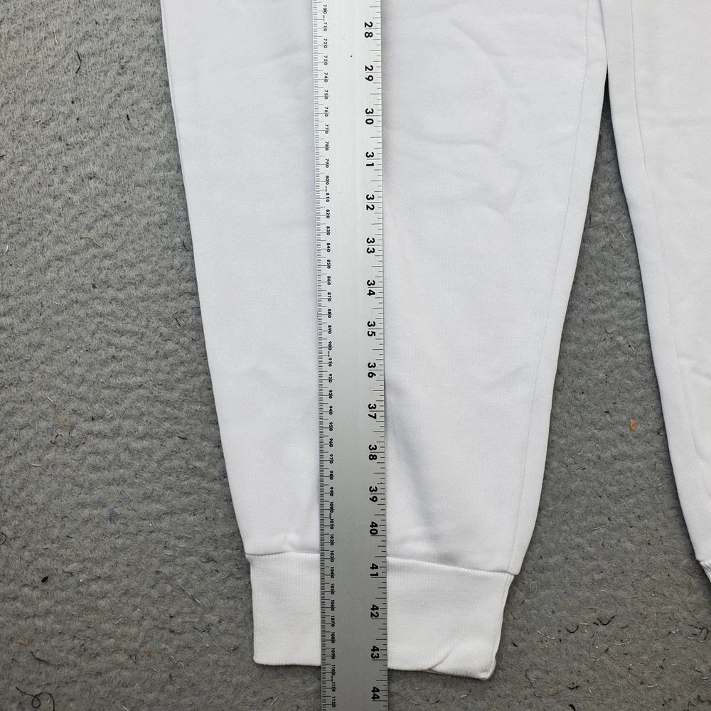 True Religion Jogger Pants Mens XXXL White Embroidered Logo Pocket Elastic Waist